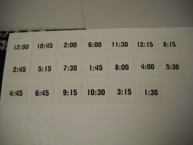 Vintage Trend Beginning Telling Time Bingo With Laminated Cards 1977 Very Nice!