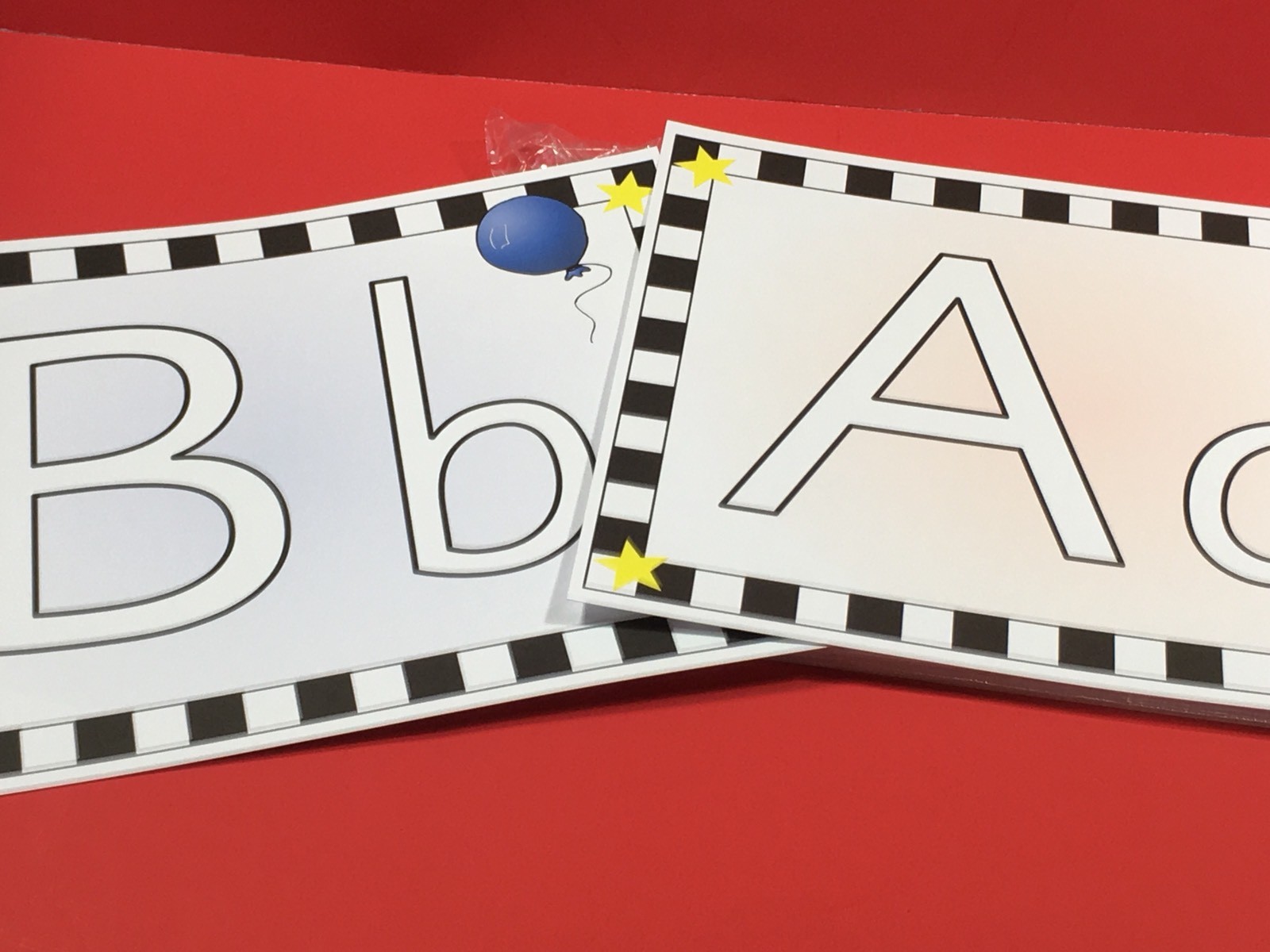 26 Alphabet Letters Cards – Binder inserts card set 8.5×11