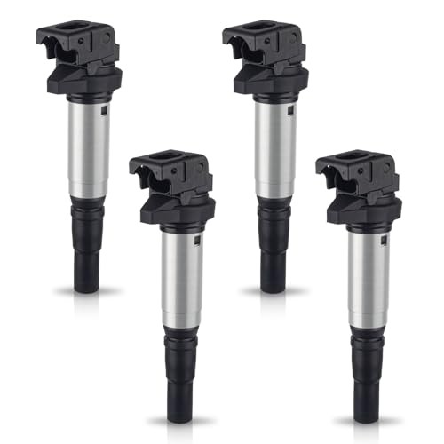 Set of 4 UF598 Ignition Coil Pack 1.6L L4 Compatible with Mini Cooper 2007-2013,