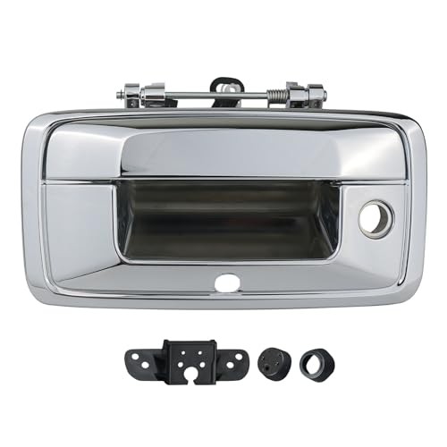 Tailgate Handle with Camera Hole Liftgate Latch Handle with Keyhole Fit for
