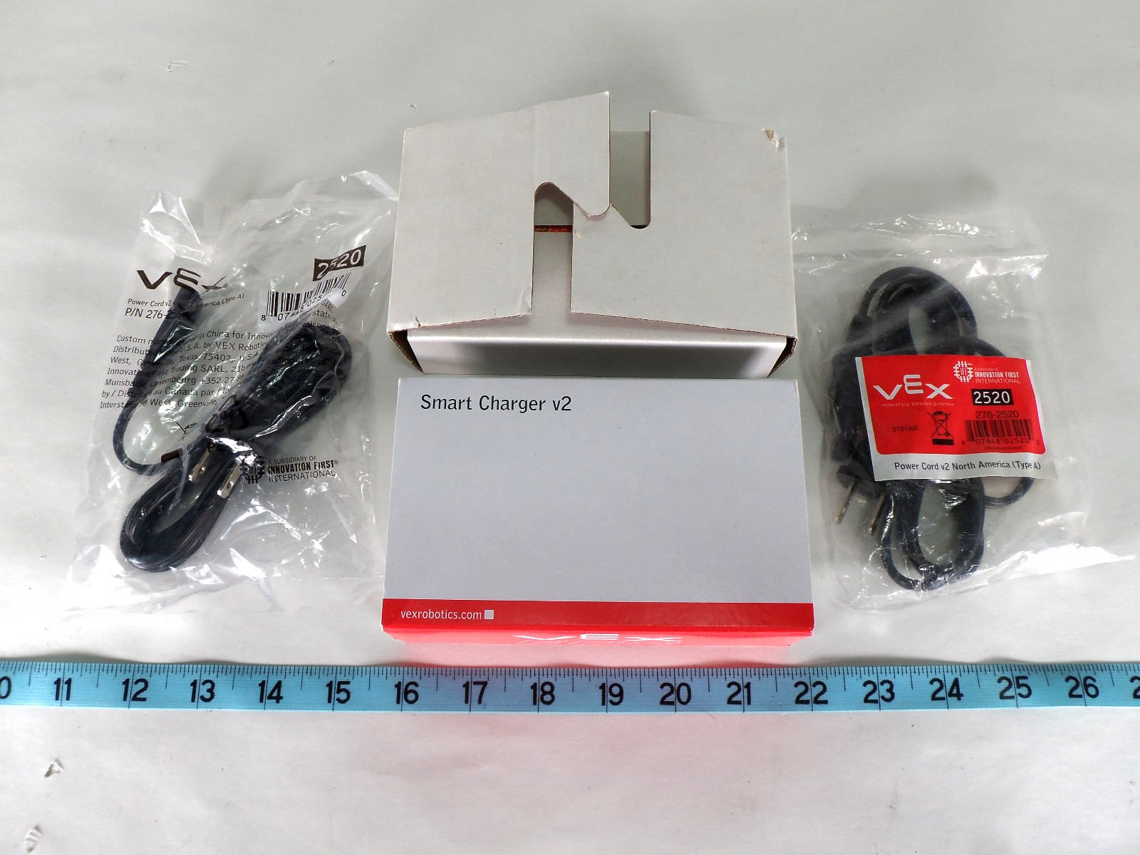VEX Robotics Smart Charger 276-2519 With Power Cords Lot of 2