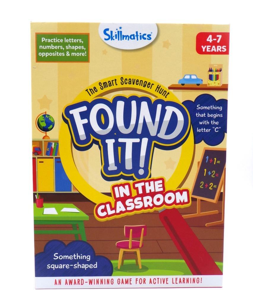 Skillmatics The Smart Scavenger Hunt Found It In The Classroom Ages 4-7 Years