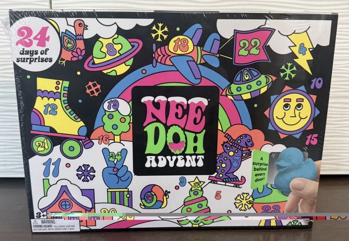 NEW! Needoh Christmas Advent Calendar New In Box 2026 Christmas Countdown
