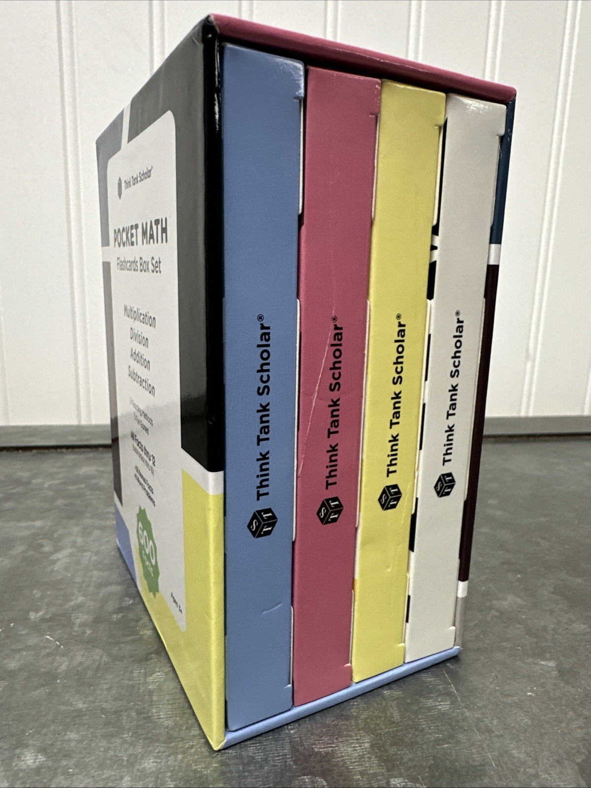 Award-Winning Math Flash Cards Set: 600 Facts for Addition, Subtraction, Mul…