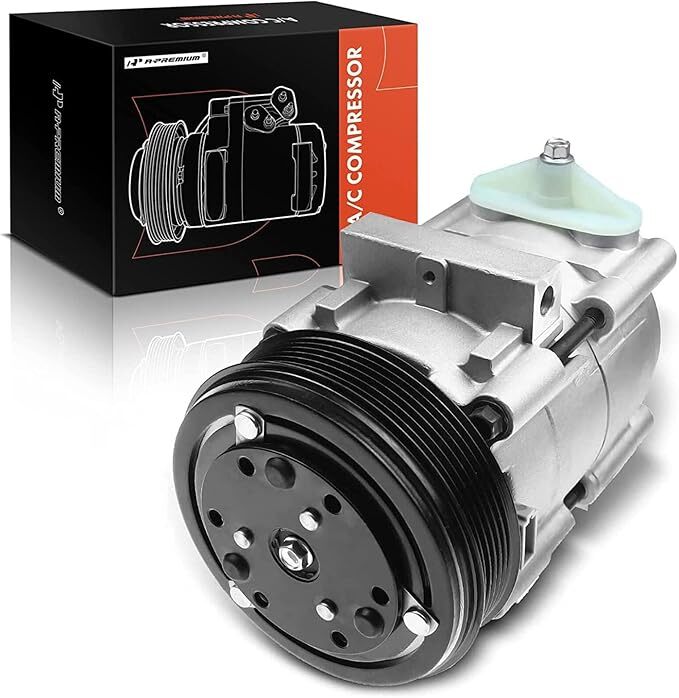 A-Premium Air Conditioner AC Compressor with Clutch Compatible with Ford F-150