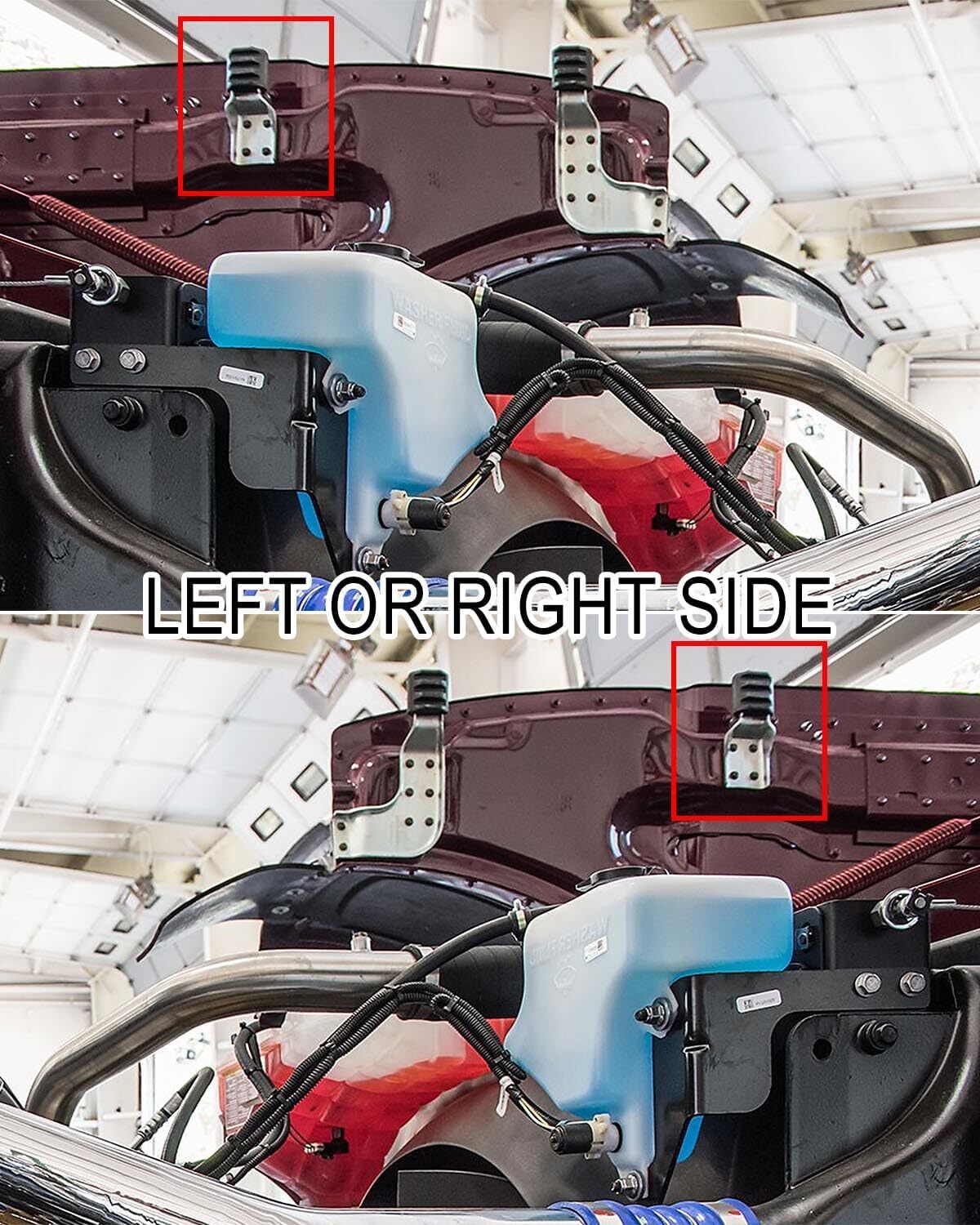 Upper Hood Guide Bracket Fit for Peterbilt 384 388 2008-2014 389 2008-2019