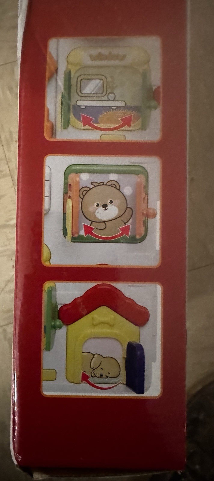 HYES Busy Board Educational Toy NO.213 Bear Panda Multicolor 10 Months & Up