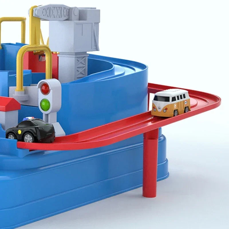 Racing Rail Car Model Educational Toys Children Track Adventure Game Brain Mecha