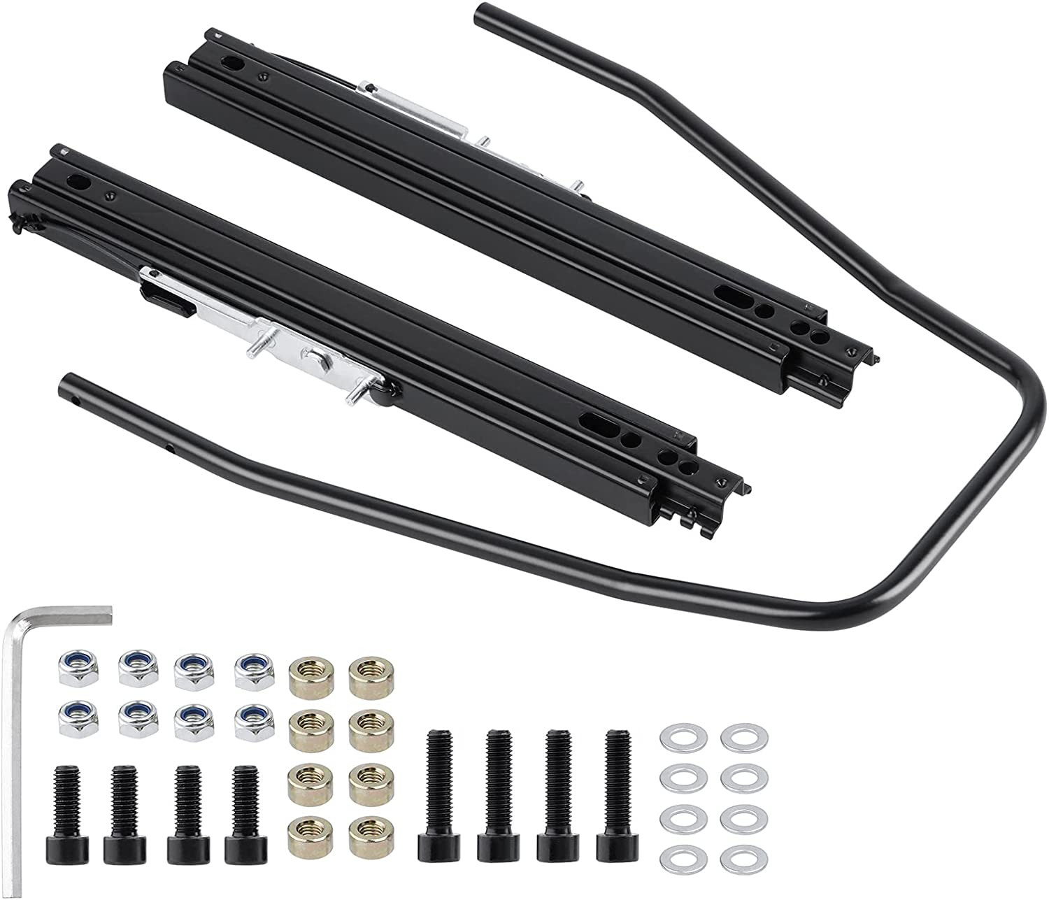 Kit de montaje de riel de montaje de asiento, deslizador de asiento, compatible