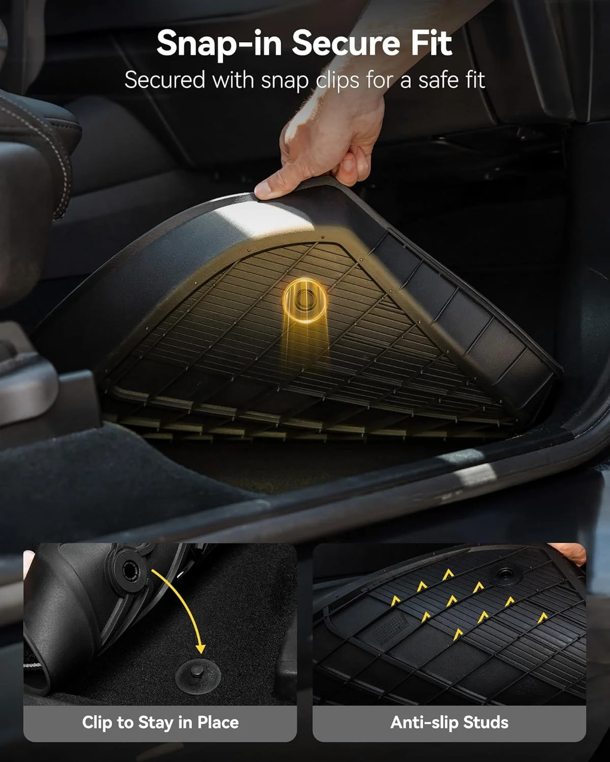 3W Floor Mats Fit for Jaguar F-pace & Land Rover Range Rover Velar 2017-2024 202