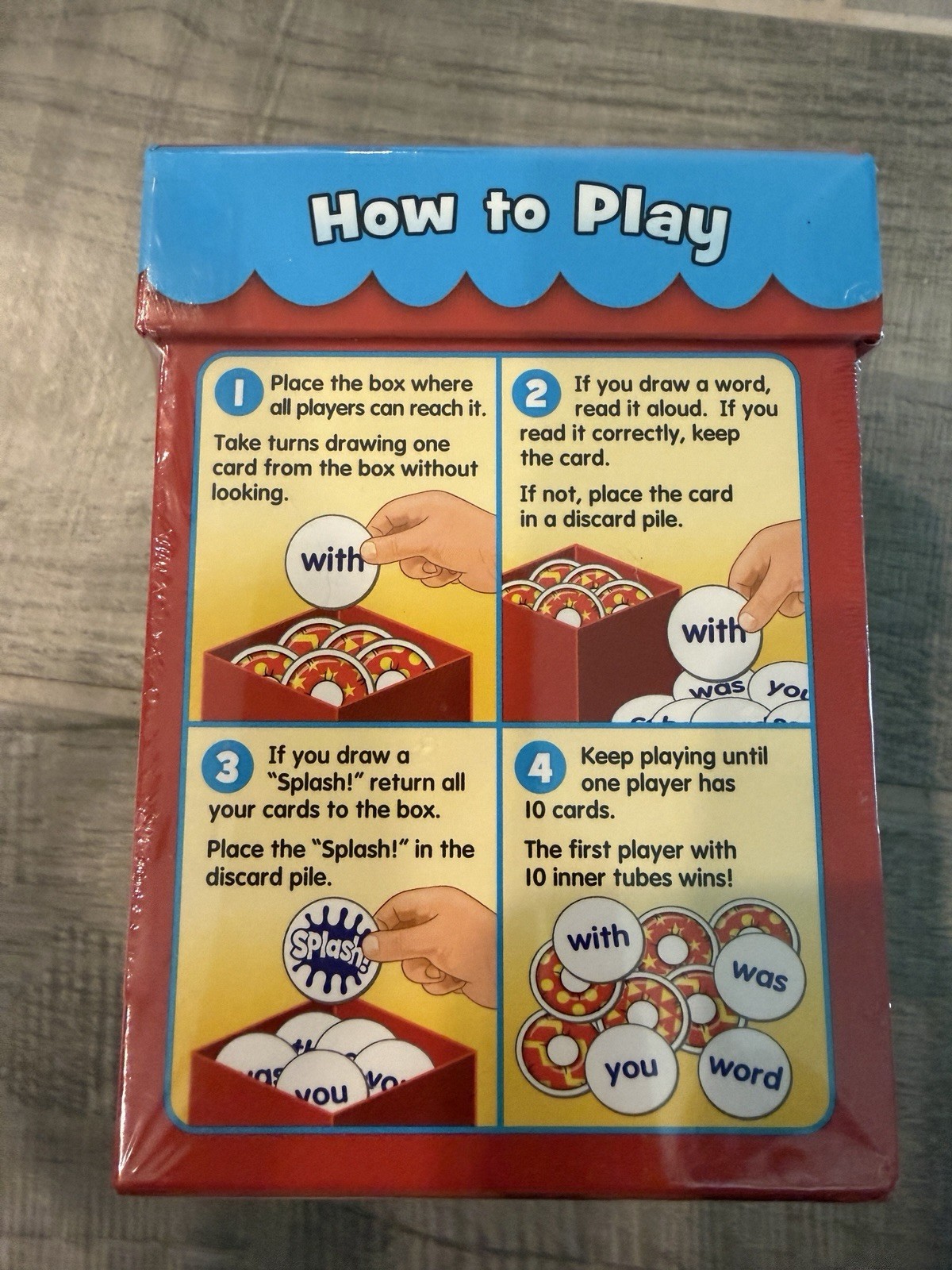 Lakeshore Splash Reading Game Sight-words K-1 Educational New Sealed