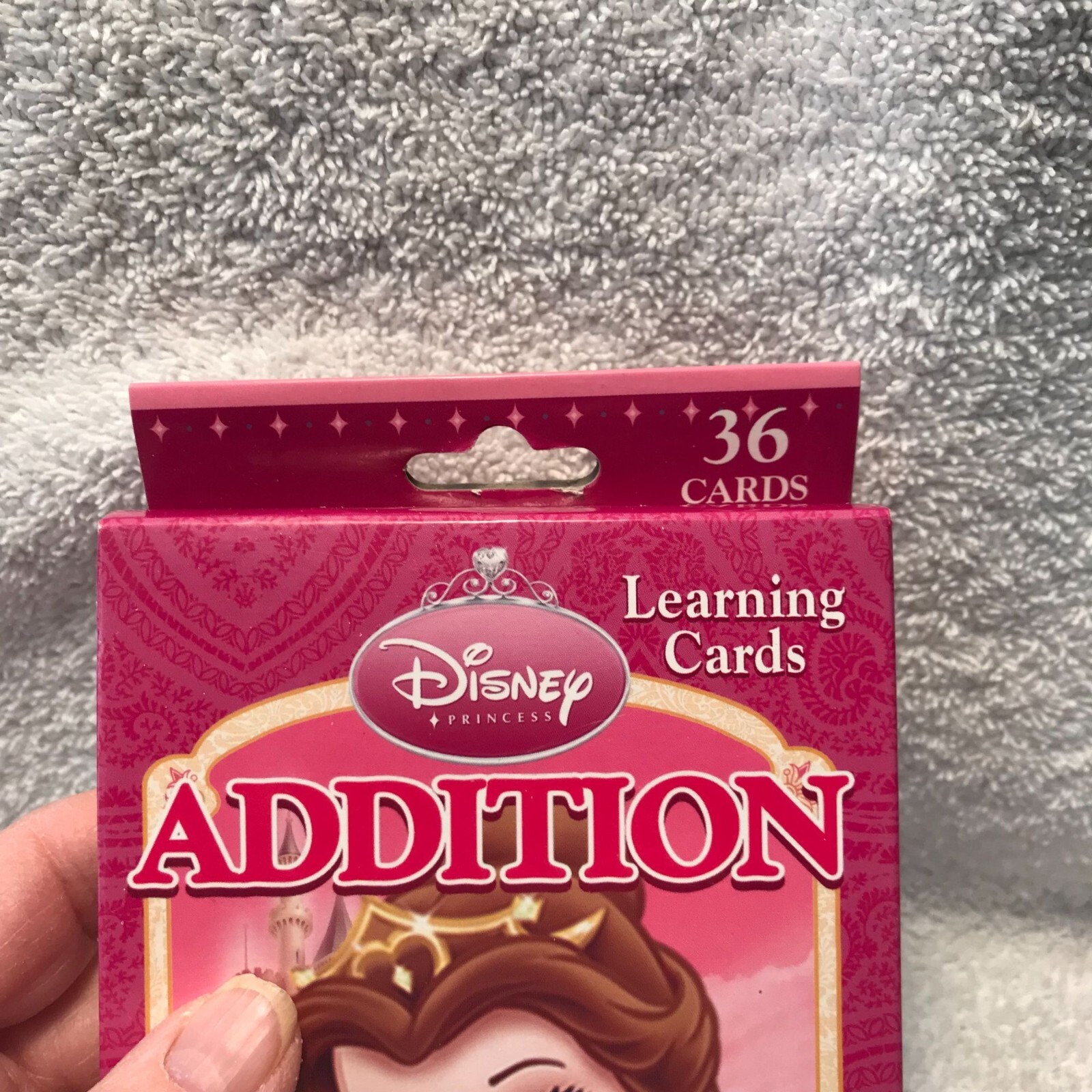 Disney Princess Addition Learning Cards For Kids 36 Colorful Flash Cards For Mat