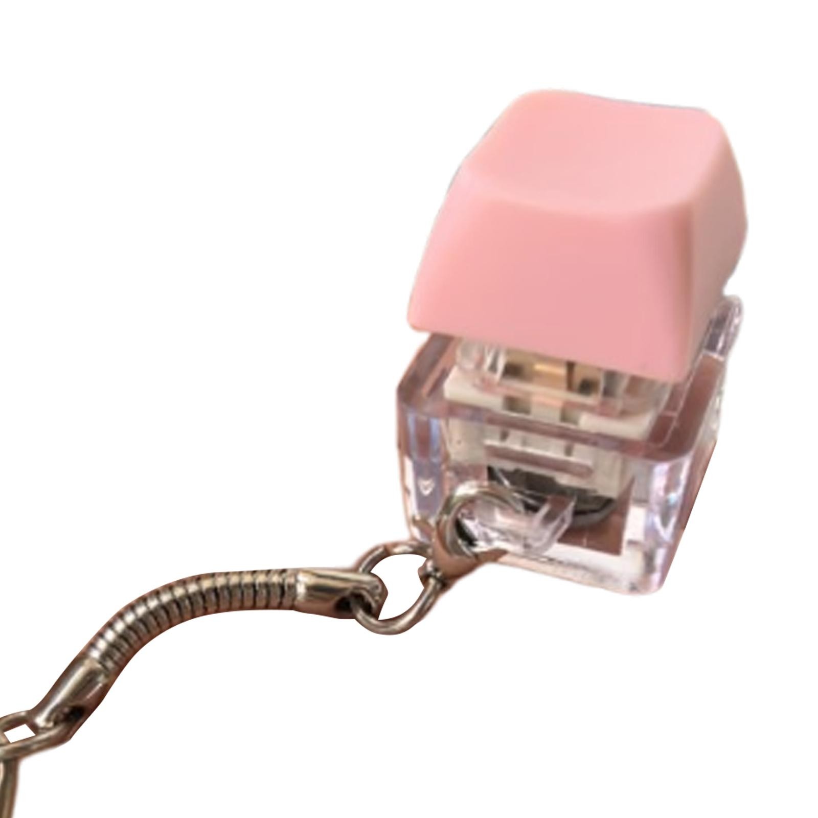 Keyboard Fidget Keychain Mechanical Key Keyboard Button Relaxing Toy