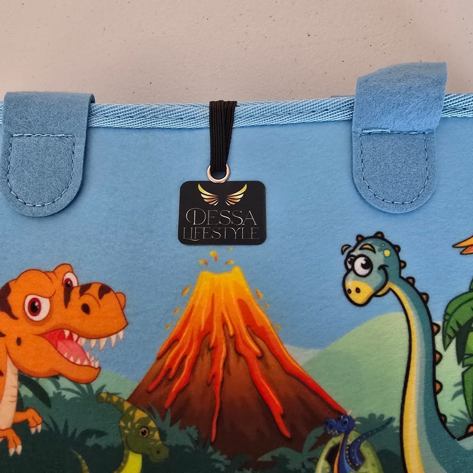 Dessa Lifestyle Busy Board Learning Motor Skills Dinosaur Blue 3+ New
