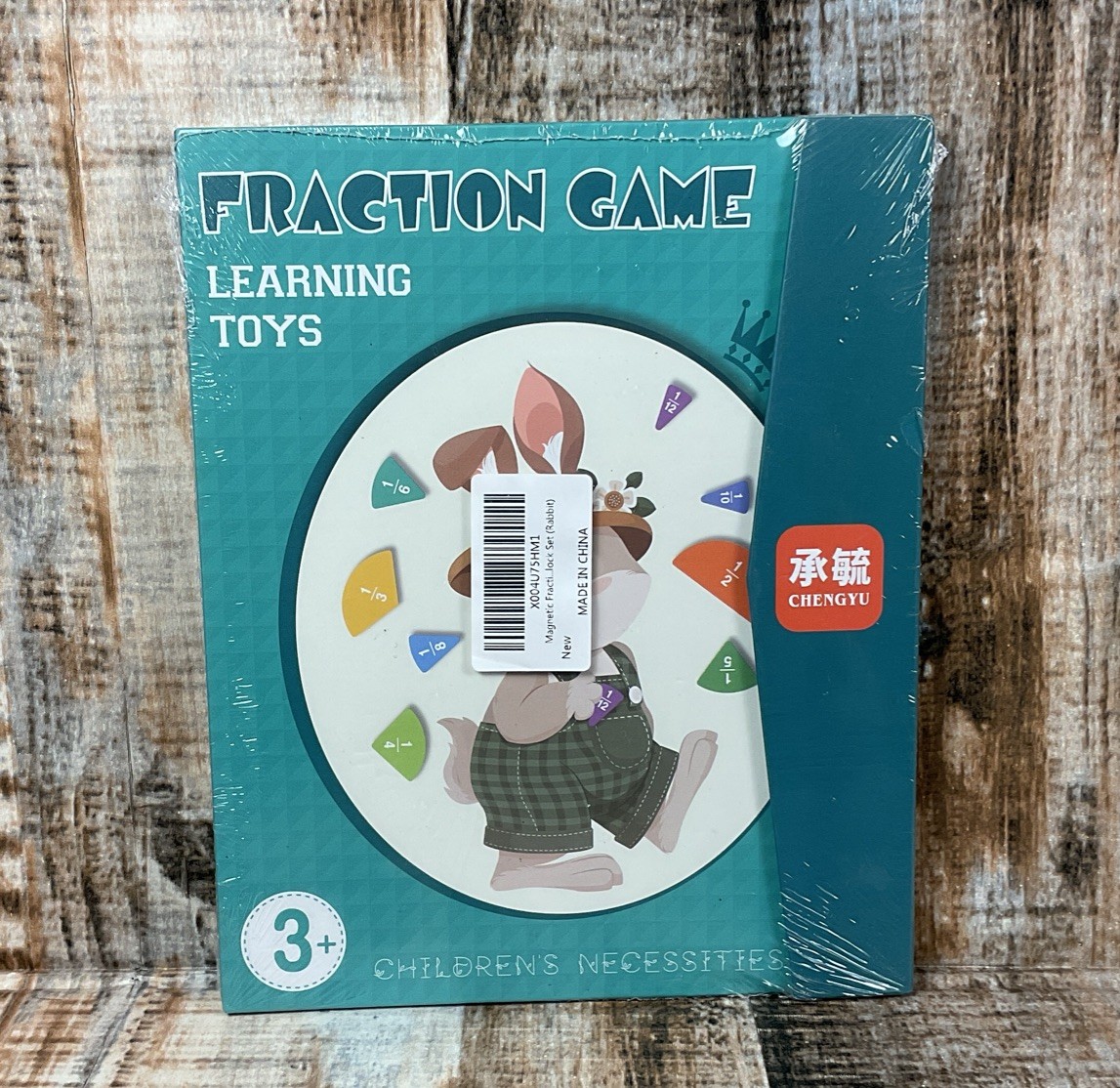 FRACTION GAME LEARNING TOYS Children’s Necessities Ages 3+ Score Learning Book