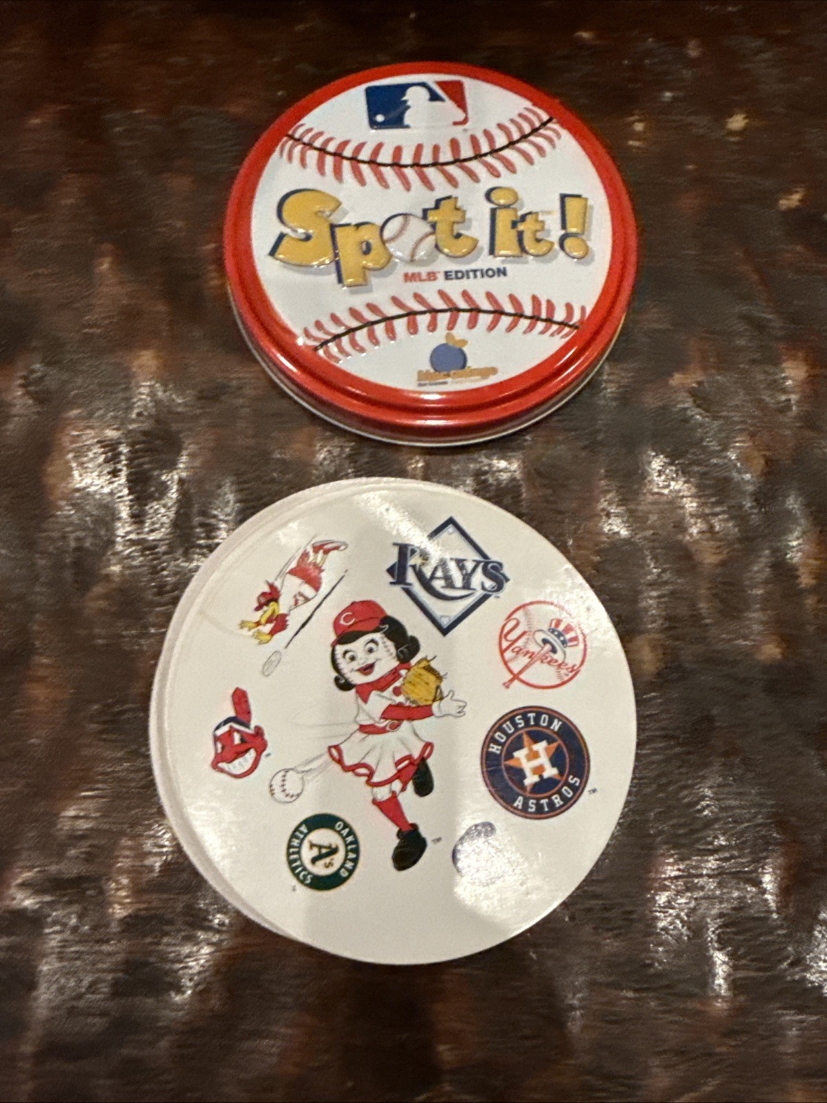 LOT OF 3 SPOT IT GAMES: MLB Edition, Spot It Jr Animals, Blue Orange
