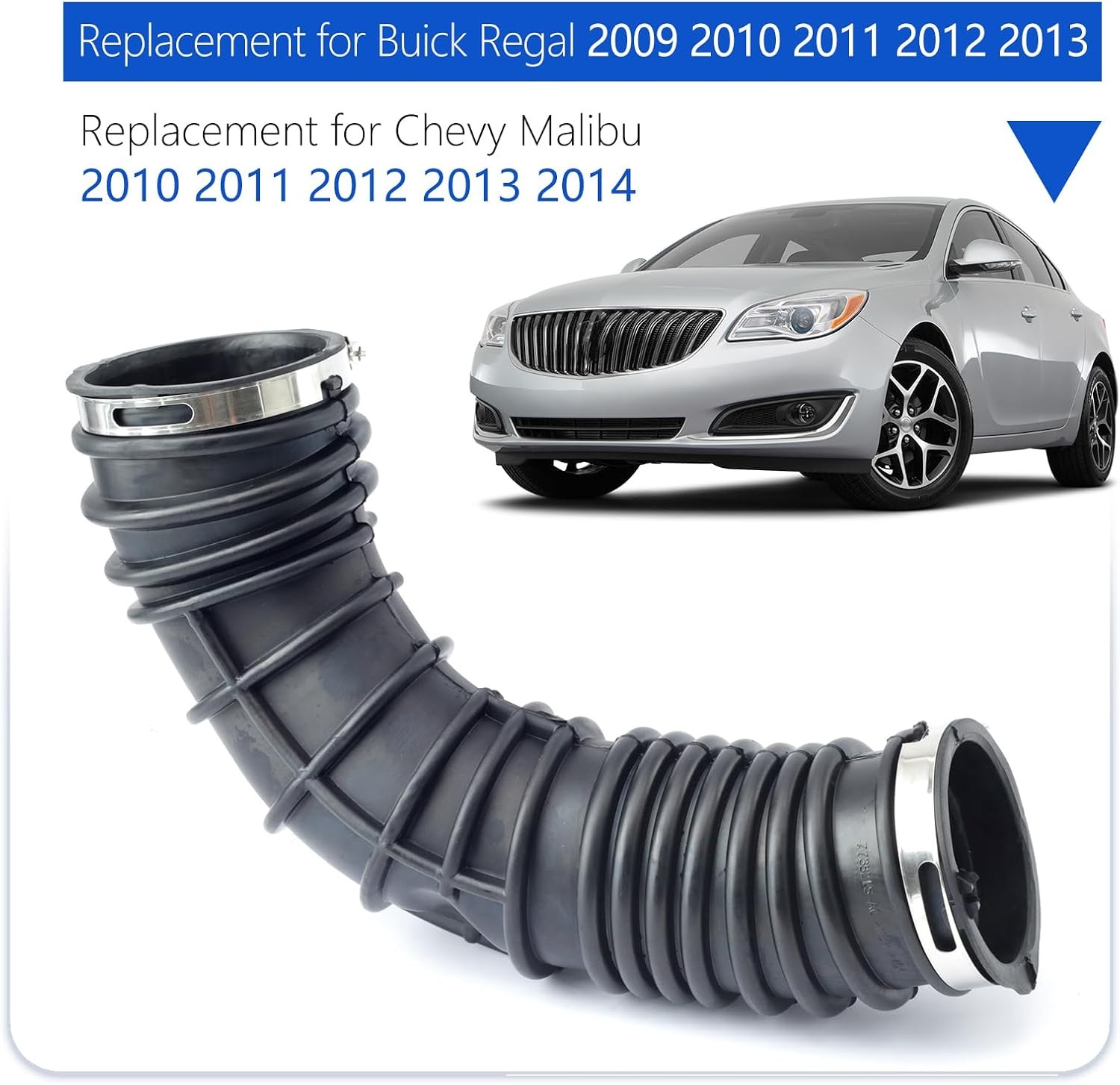 Air Intake Pipe Filter Hose Replacement for Buick Regal LaCrosse 20 22951182
