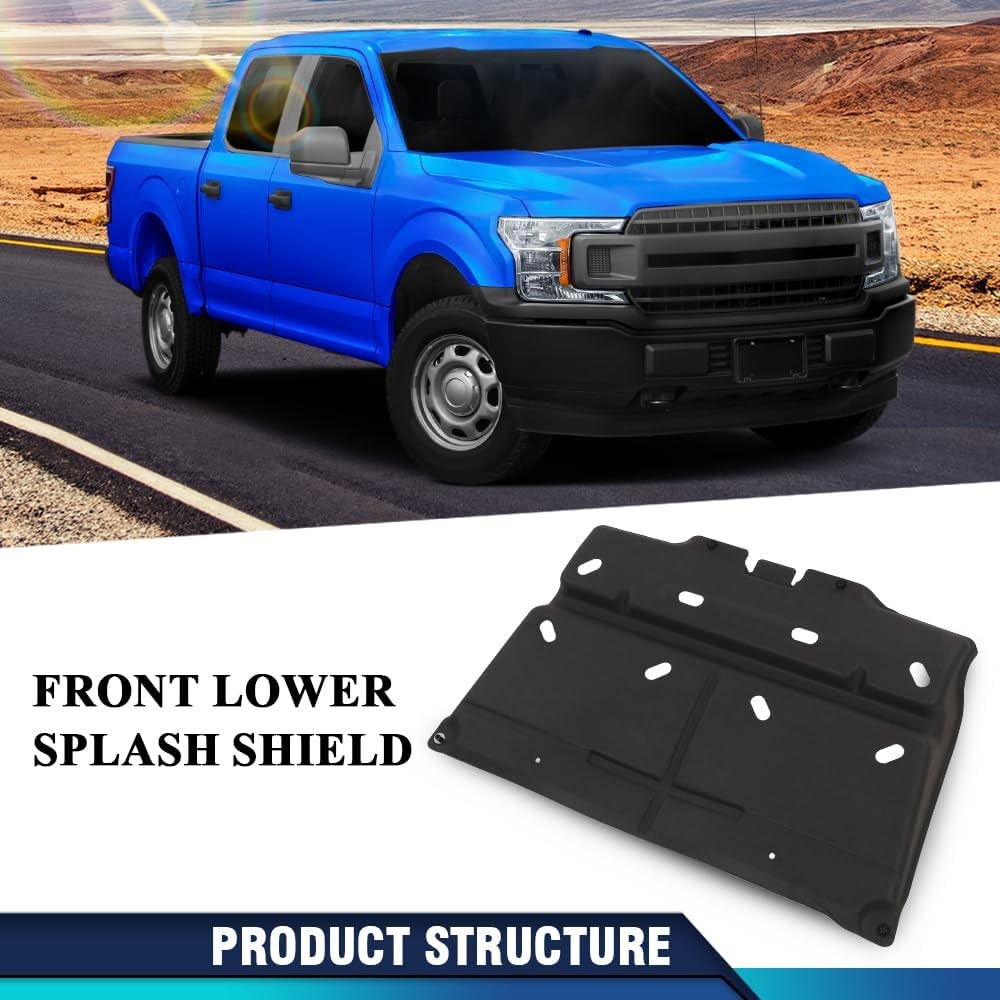 PIT66 Engine Splash Shield Compatible with Ford F150 2015-2020 with Gasoline