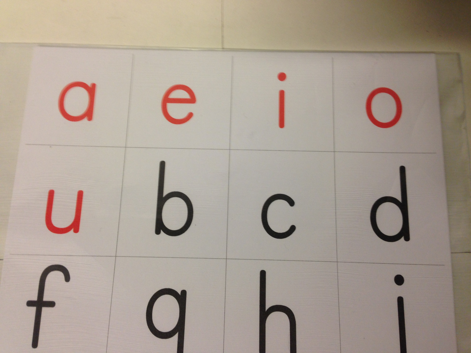 Movable letters Upper and Lowercase – Perforated & Laminated – Teaching