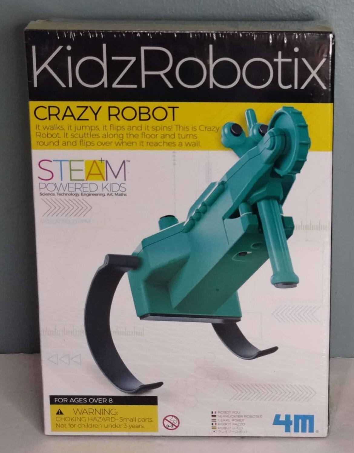 4M Kidz Robotix Crazy Robot Kit – Learning & Education Steam Powered Kids New