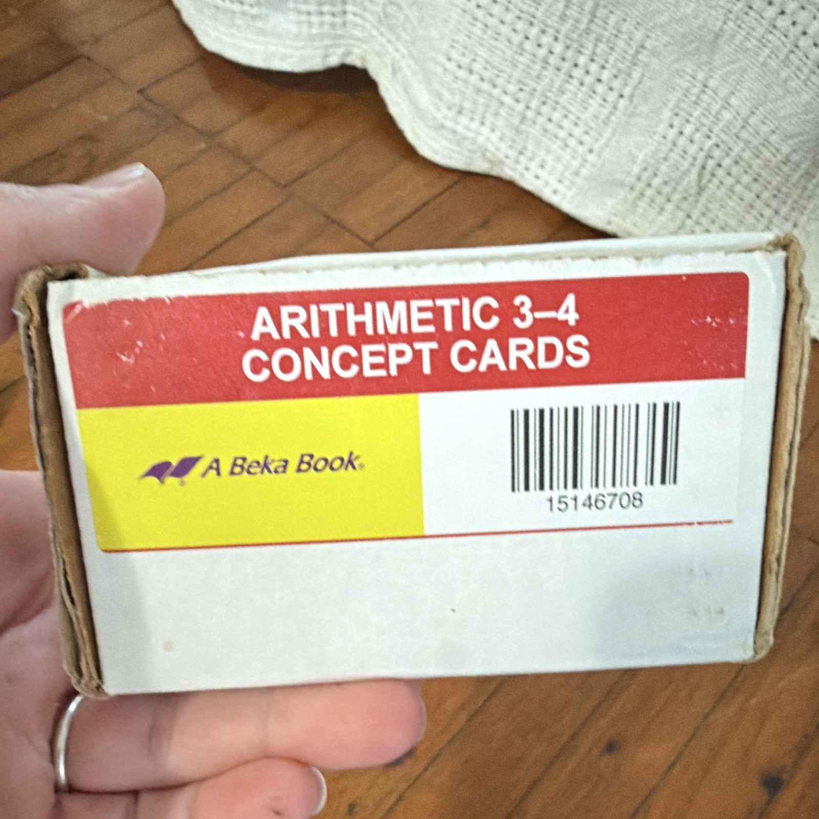 A Beka Book Arithmetic Concept Cards Grades 3-4, Age 8-11 Years