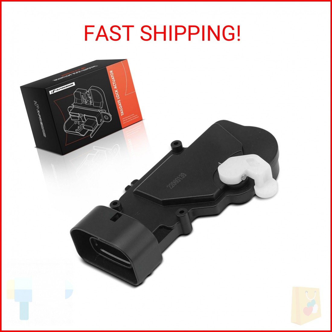 A-Premium Rear Liftgate Latch Actuator Compatible with Toyota Sequoia 2001-2007
