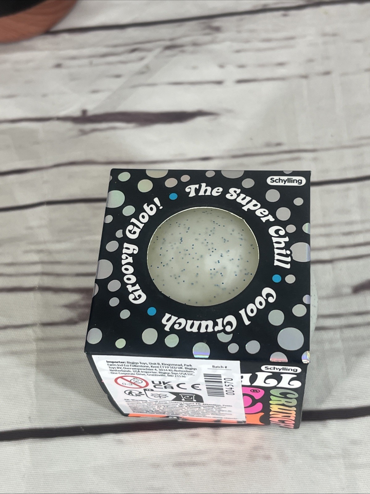 Authentic Needoh Snowball Crunch Stress Rare Nee Doh Snow Ball Squish NEW