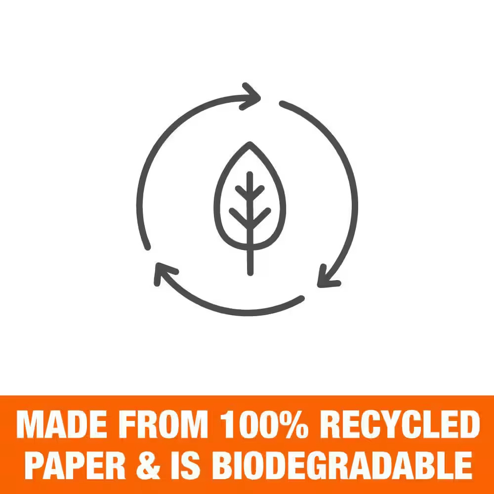 1.8 Ft. X 30 In. 100% Recycled Packing Paper (75-Sheets) (2-Pack)