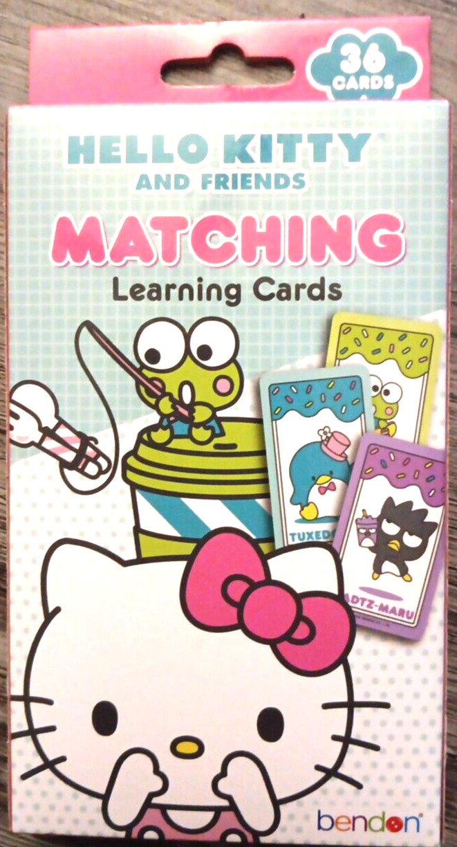 Hello Kitty and Friends Matching Learning Cards – Fun Matching Concepts Game!
