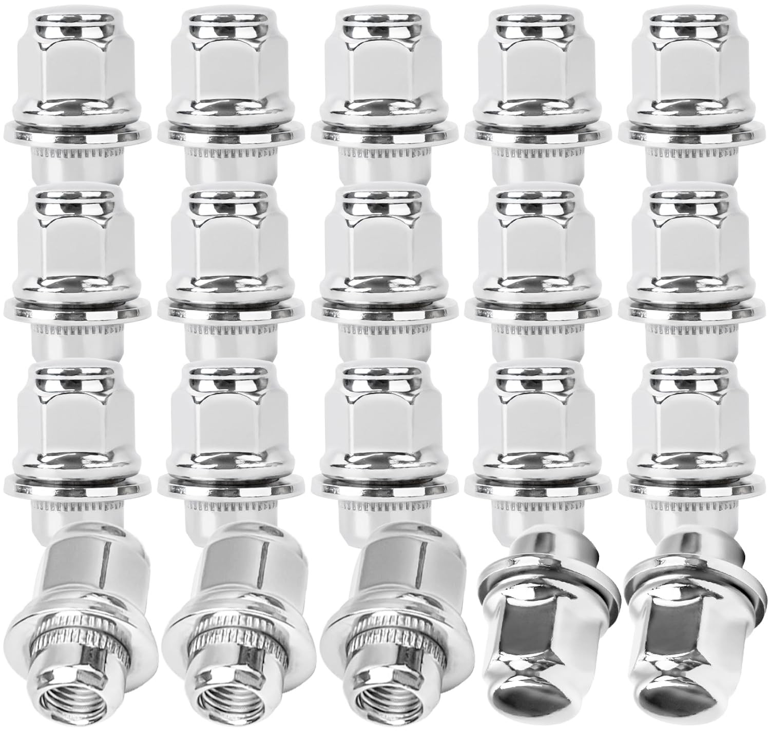 M12X1.5 Lug Nuts,One-Piece Wheel Nuts for Toyota Corolla/Prius/Sienna,Lexus RX35