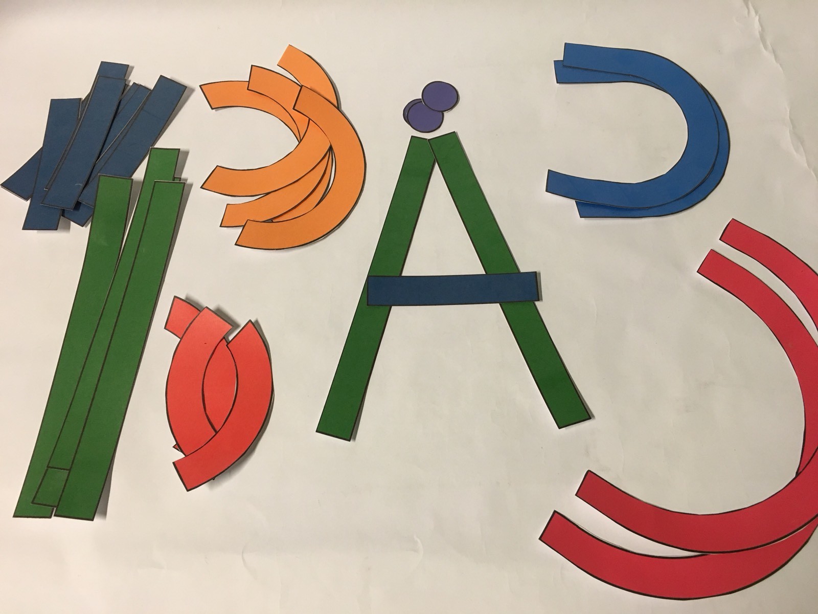 BuildIng Letters – Alphabet Kit – Laminated Set