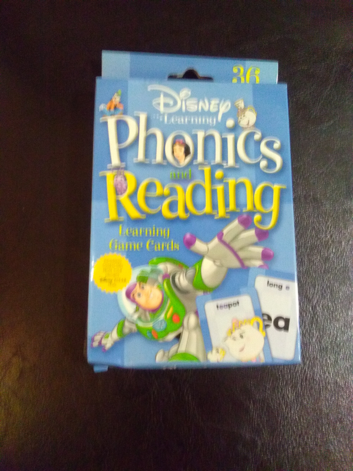 DISNEY MATH & PHONICS FLASH CARDS ADDITION, SUBTRACTION, MULTIPLICATION, PHONICS