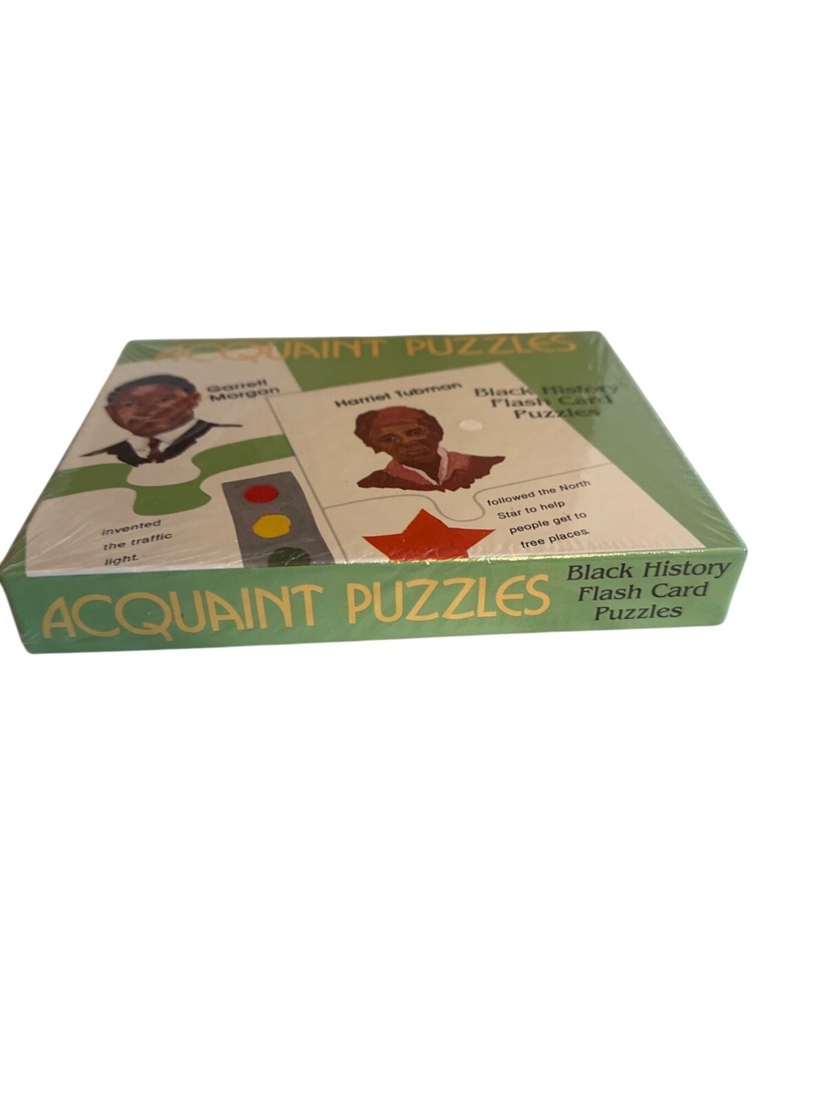 Acquaint Puzzles Black History Flash Card Set New Sealed African American