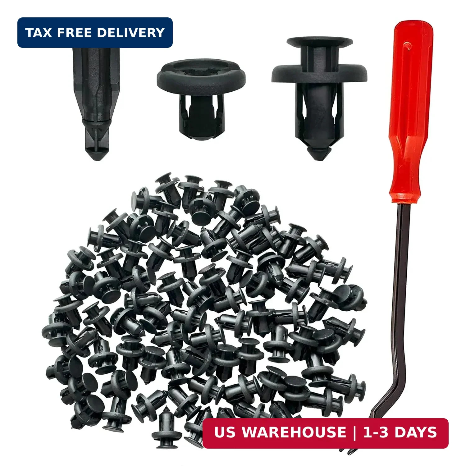 100PCS Bumper Clips for Honda – Front Bumper Clips Fit for Honda Acura Accord Ci