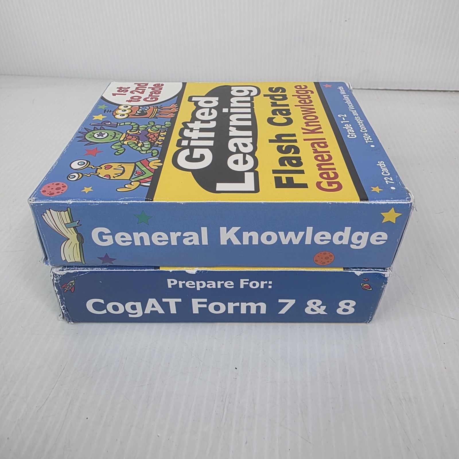 Gifted Learning Flash Cards 1st & 2nd Grade General Knowledge & 3rd Grade CogAT