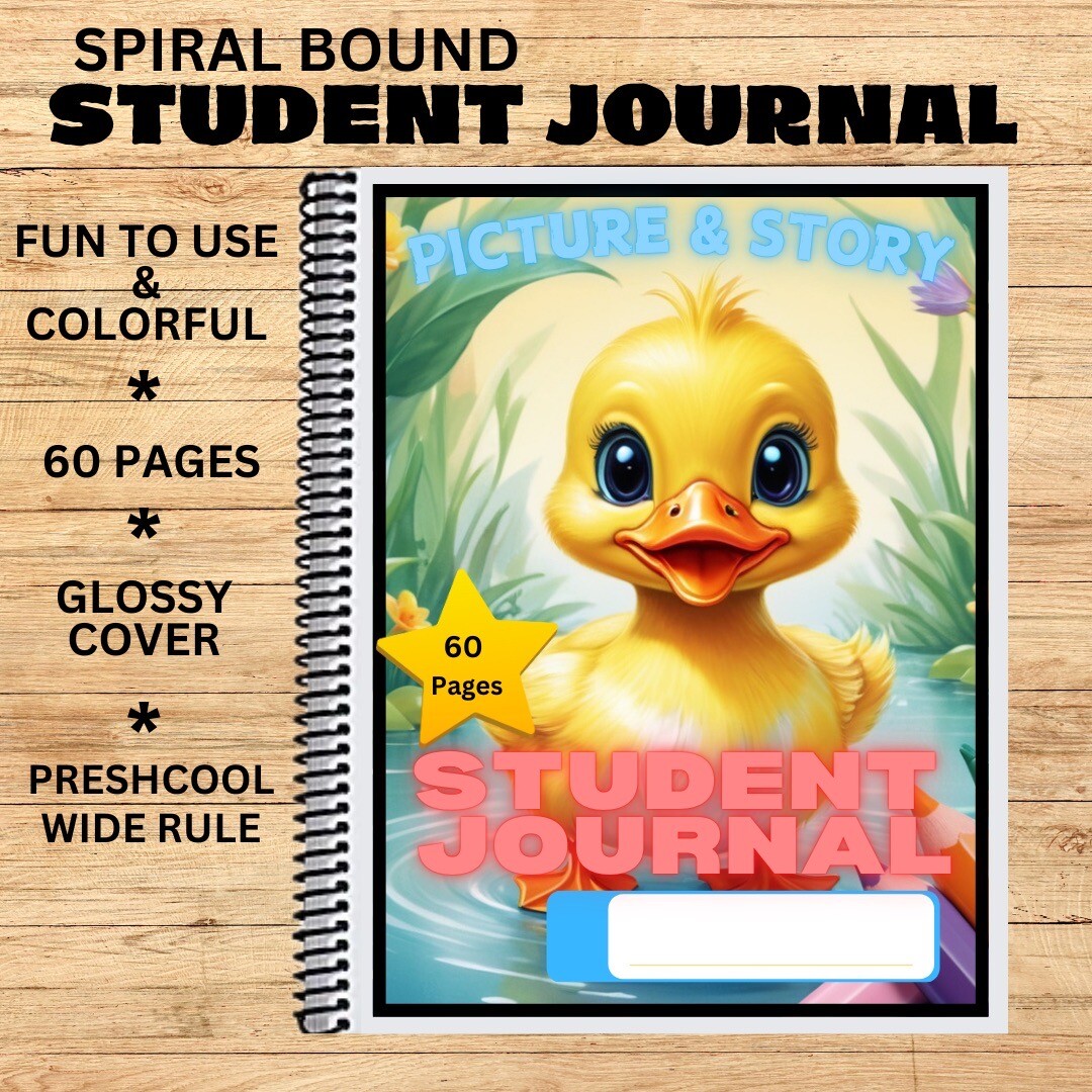 Set of 10 – Story Journals – Wide Rule – Student Journal #JS6