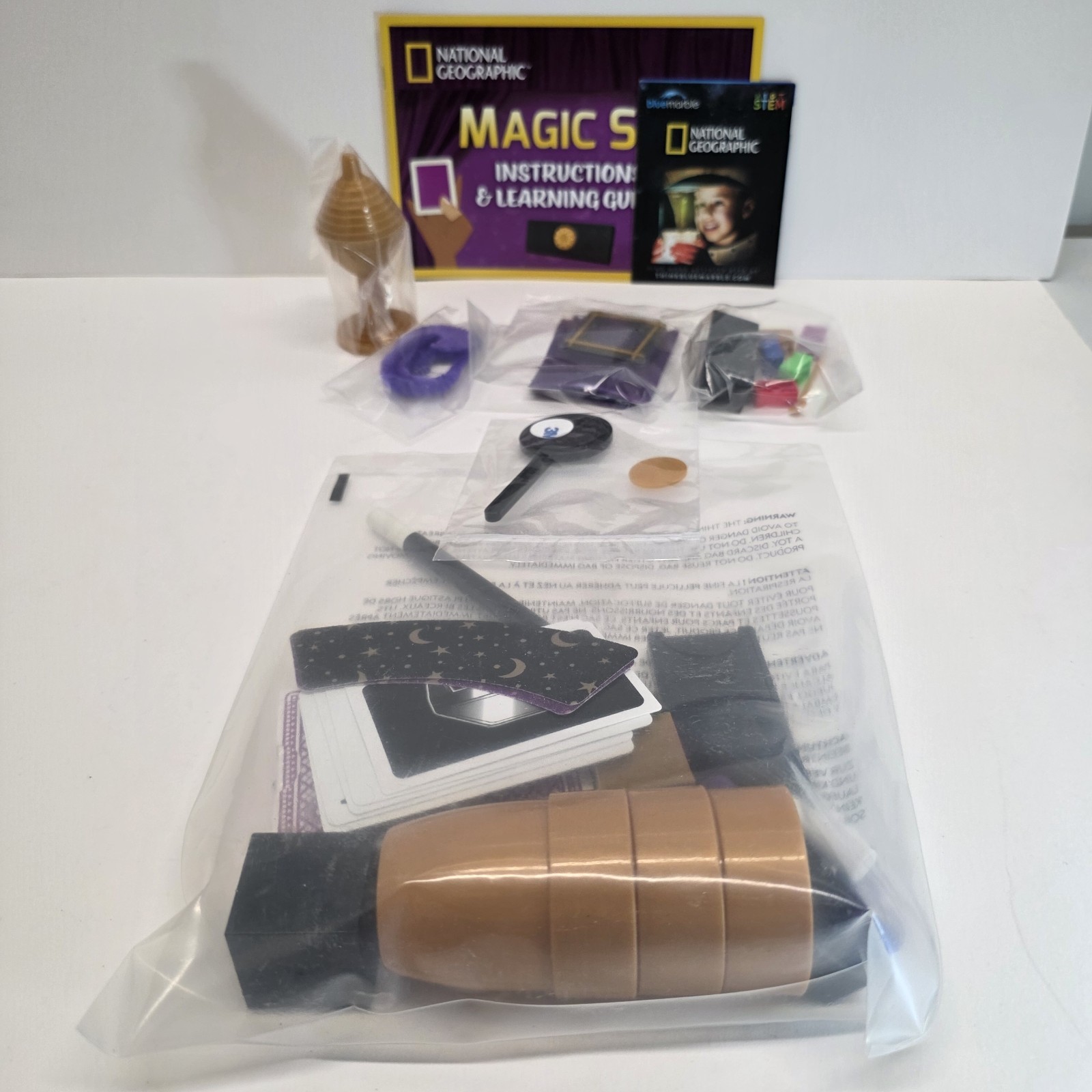 NATIONAL GEOGRAPHIC Kids Magic Set 45 Tricks – Complete – Sealed Inner Packaging