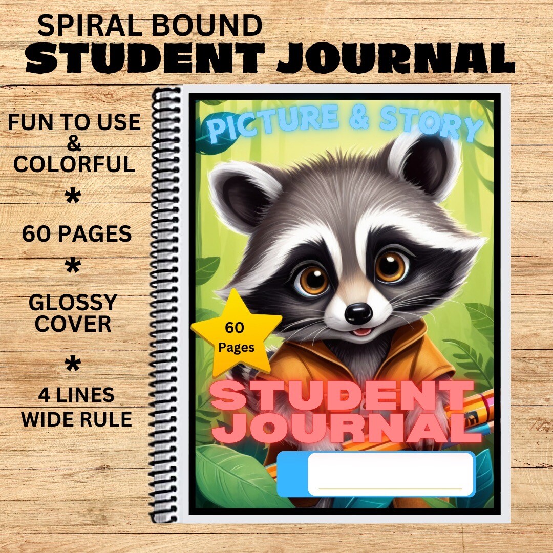 Set of 10 – Story Journals – Wide Rule – Student Journal #JS9
