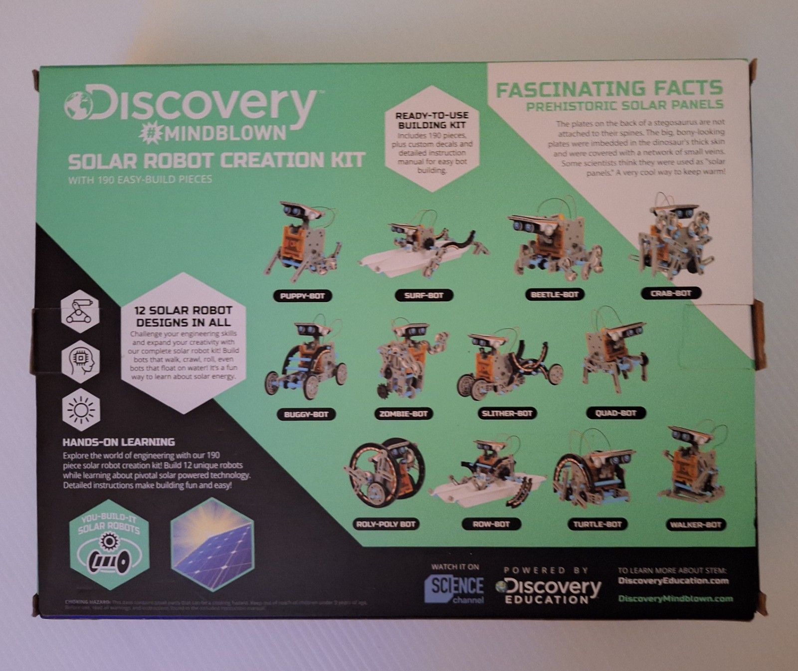 Discovery #Mindblown Solar Robot Creation Kit – Brand new in box