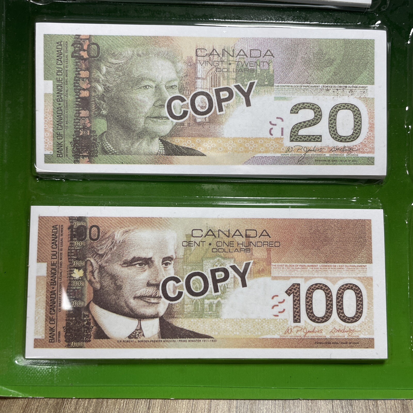 Canadian Play Money 180 Pieces Learn To Count Toy Money