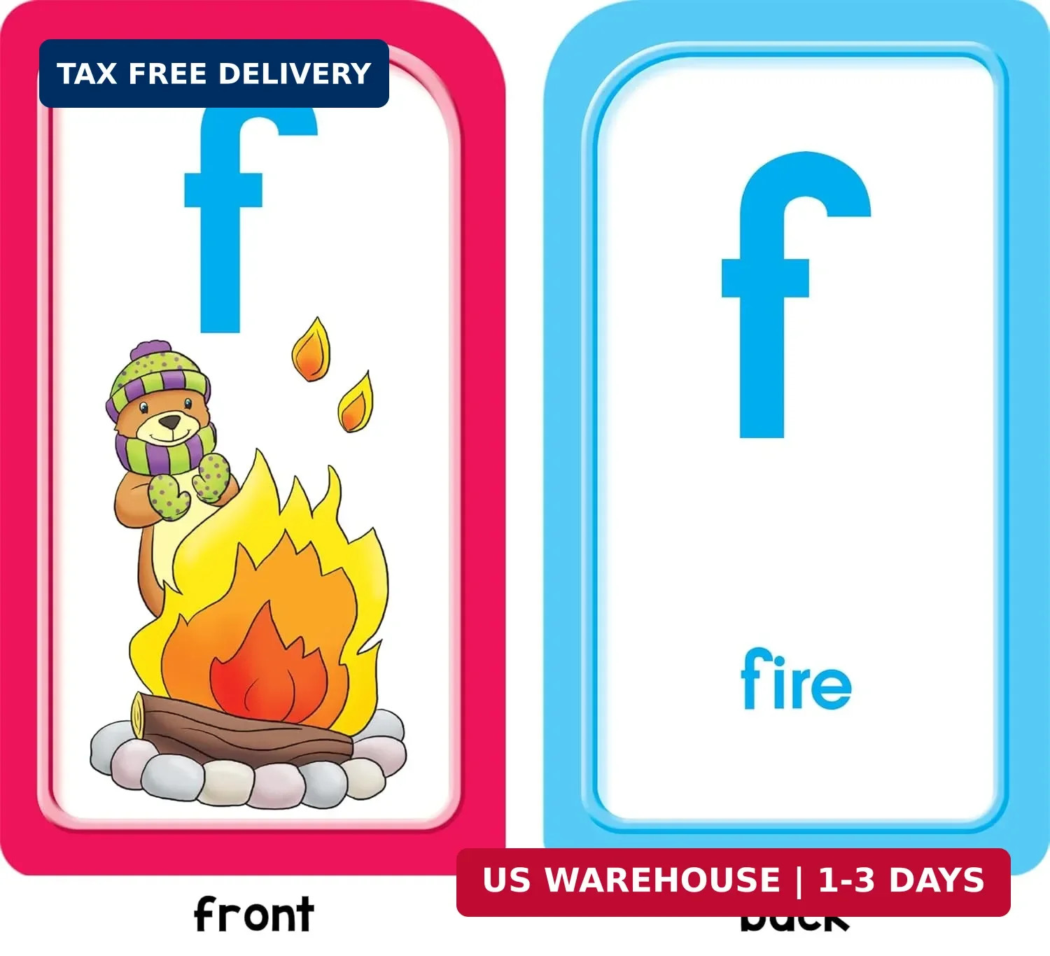 School Zone Alphabet Match Flash Cards: 56 Cards, Preschool, Kindergarten, ABC’s