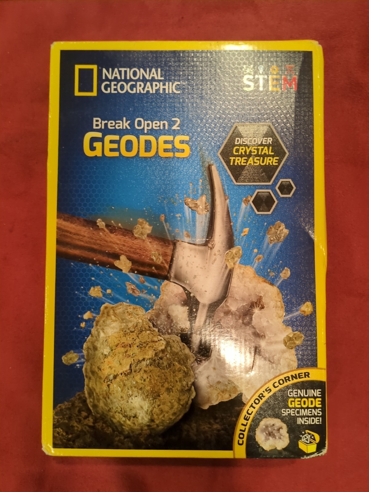 National Geographic Break OPEN 2 Geode Kit. NEW