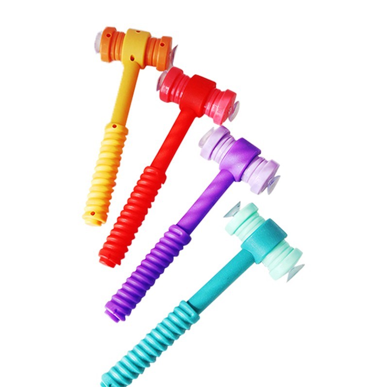 Double-Sided Suction Hammer Toy for ESL Flash Card Game Preschool Classroom