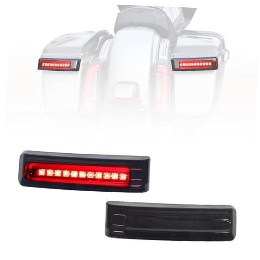 LED Saddlebag Tail Light Compatible With CVO Road Street Glide 2023-2025, Side