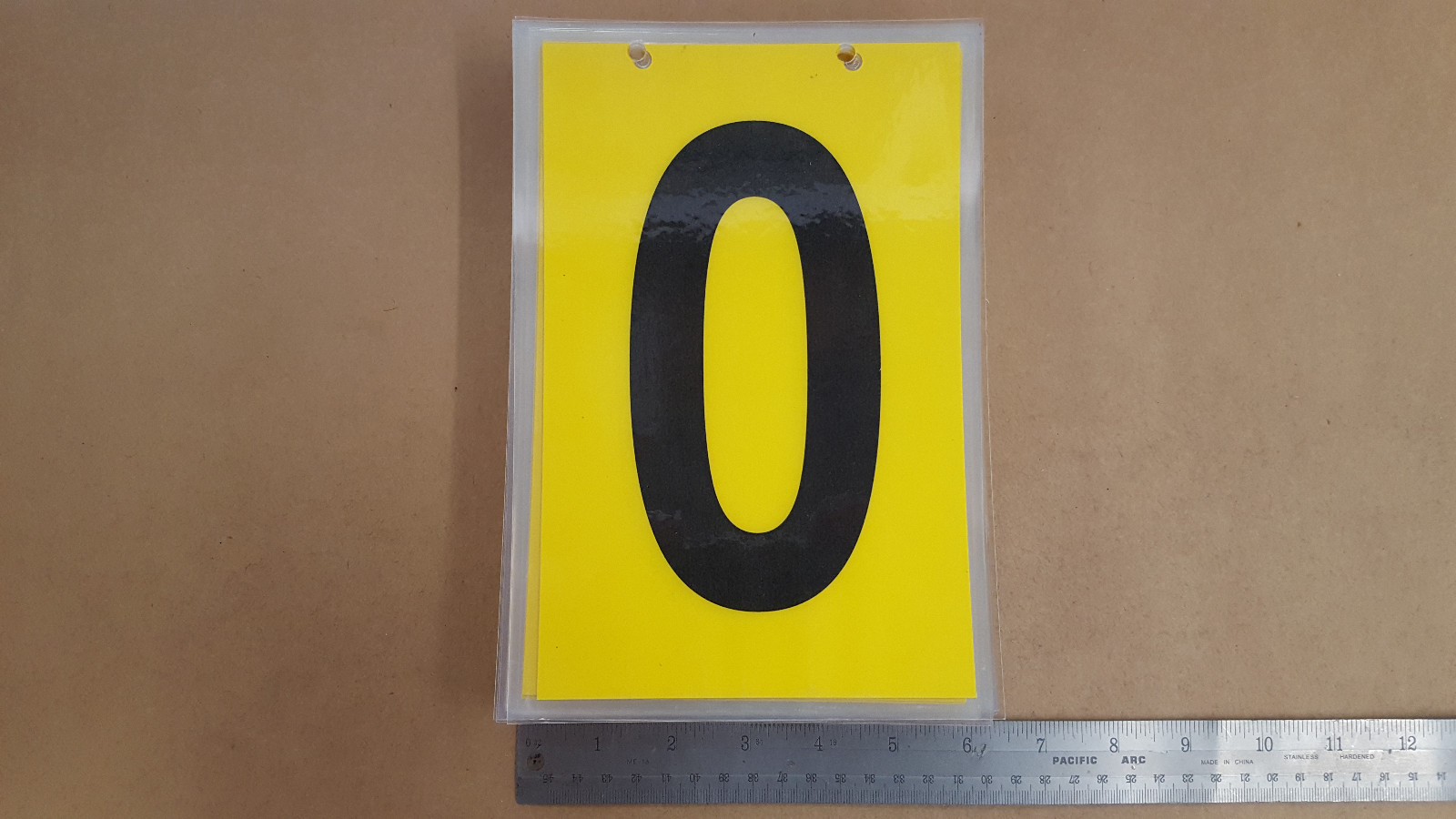 40 PCS. #0 6″ X 9″ YELLOW LAMINATED CARDS
