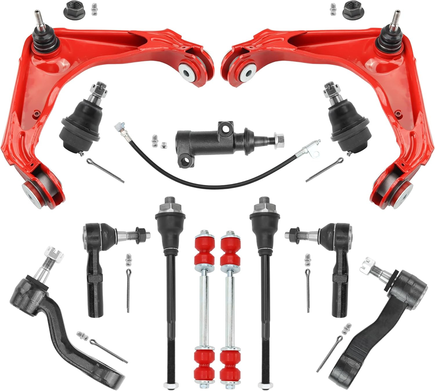 13PC Front End Suspension Kit for Chevy Silverado GMC Sierra 2500HD 3500Hd,Subur