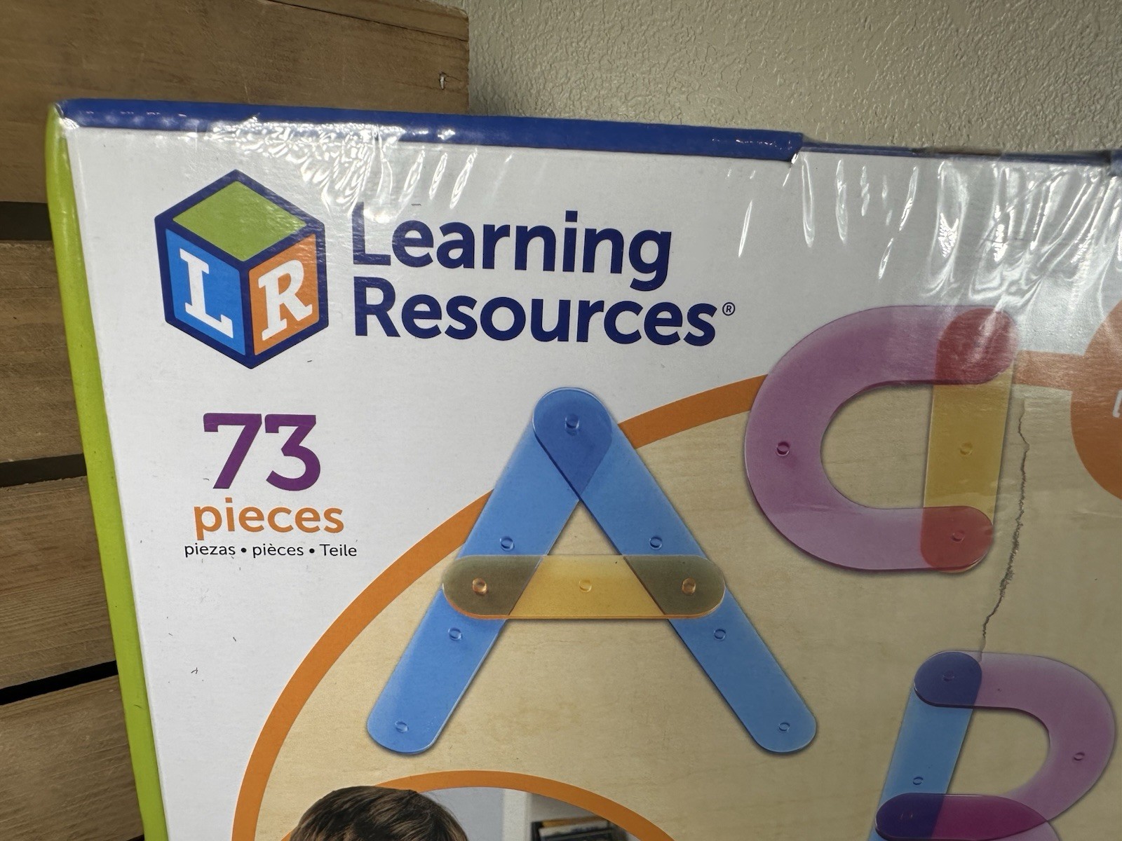Learning Resources Letter Construction Activity Set Ages 3 & Up Preschool – New!