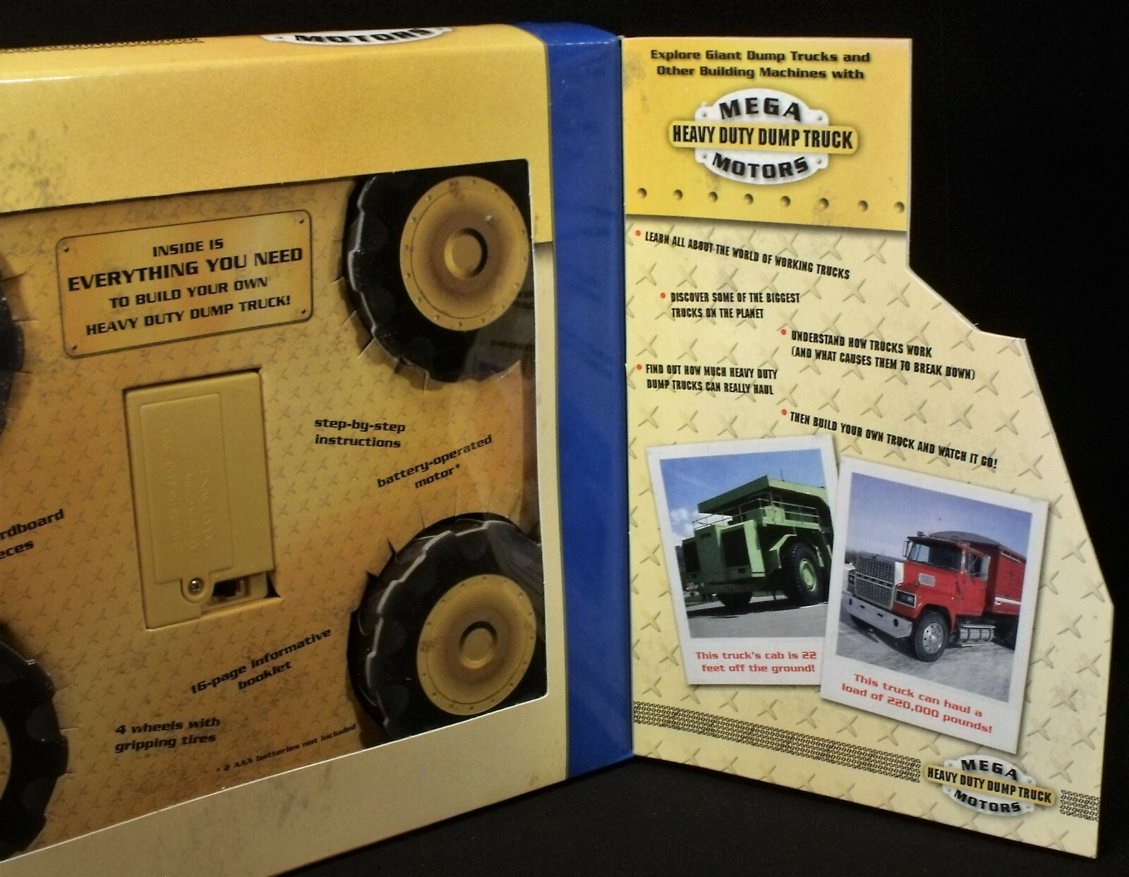 MISB 2005 MEGA MOTORS HEAVY DUTY BATTERY OP DUMP TRUCK EDUCATIONAL BUILD UP KIT
