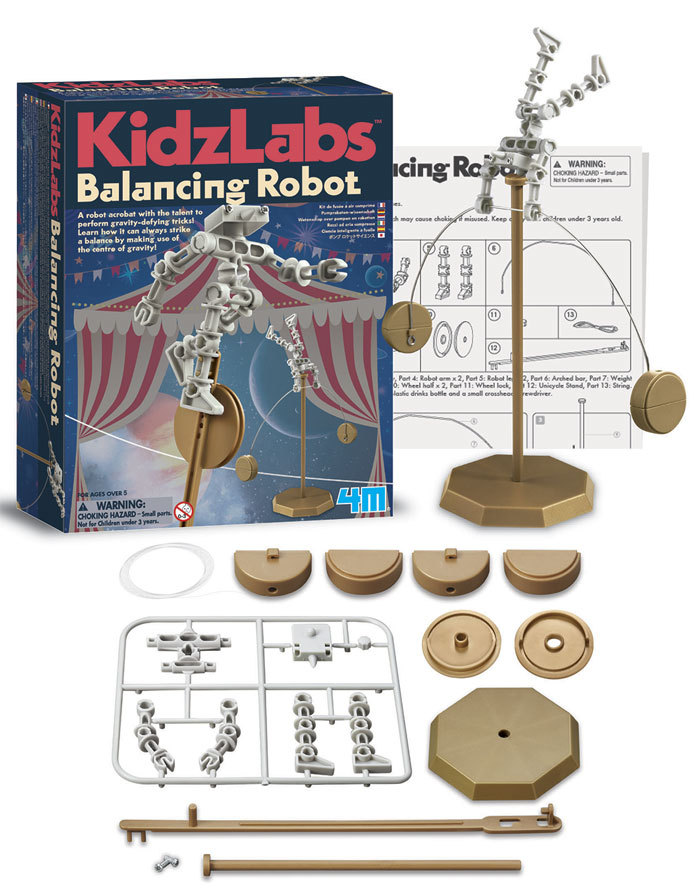 KIDZ LABS BALANCING ROBOT – KIDS EDUCATIONAL SCIENCE & ACTIVITY KIT 4M TOYSMITH