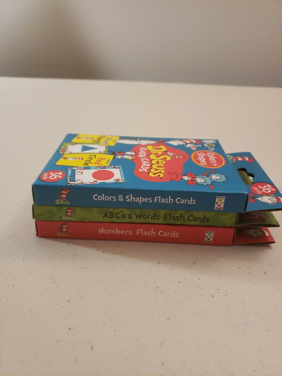 NIB Dr. Seuss Flash Card Lot NUMBERS ABC’s & WORDS COLORS & SHAPES